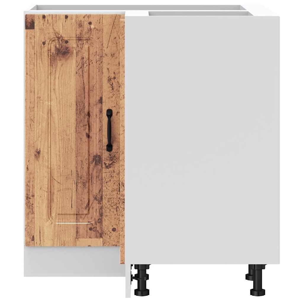 Konyhai sarok alapszekrény kalmar régi fából készült fűrészáru