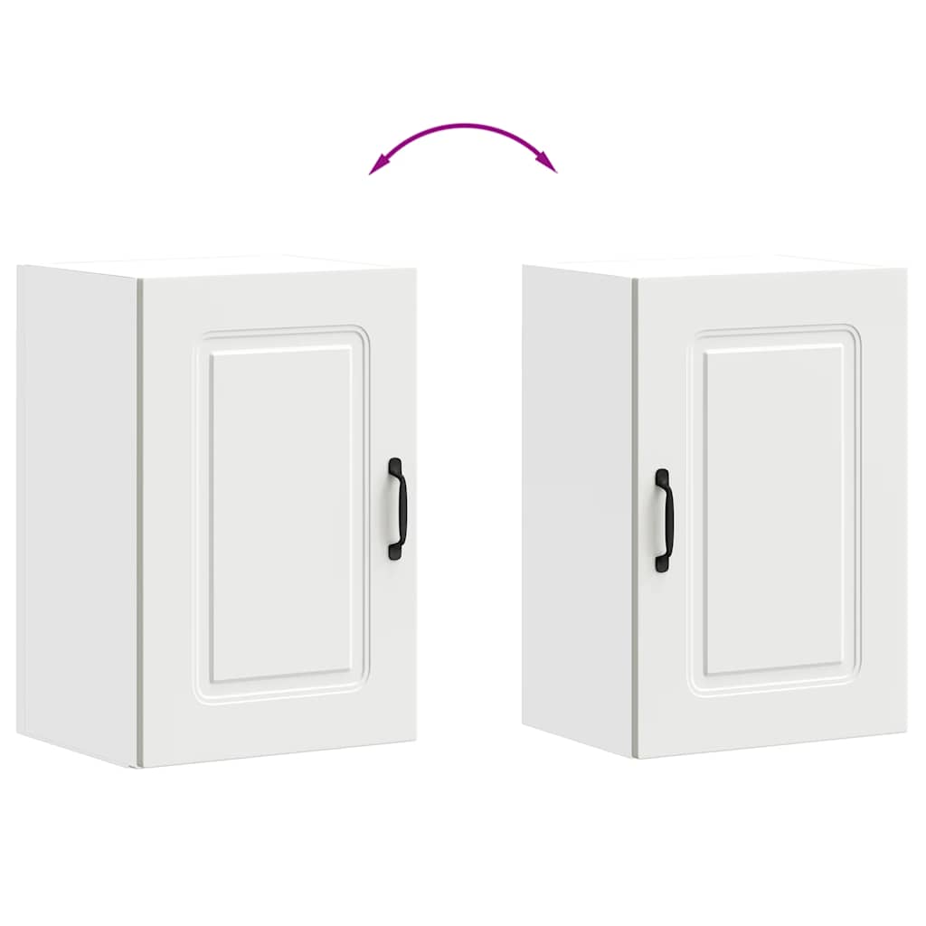 Konyhai fali szekrény kalmar fehér színű fűrészáru