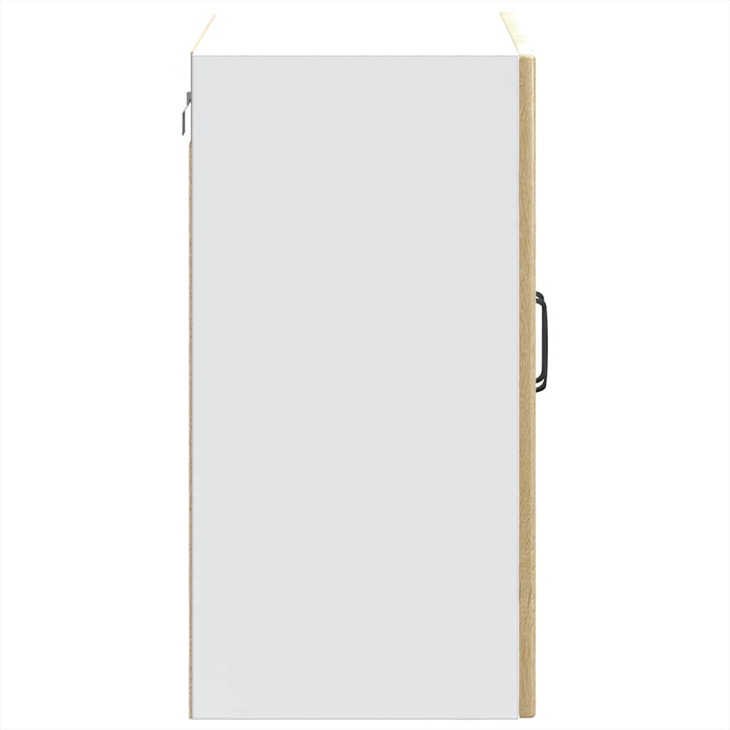 Konyhai fali szekrény üvegajtóval lucca sonoma tölgy