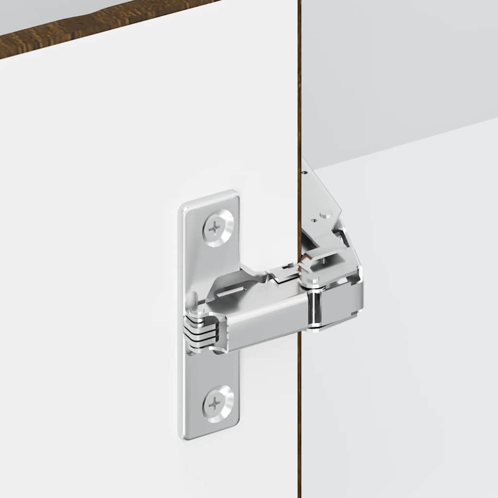 Lucca barna tölgy szerelt fa konyhai fali sarokszekrény