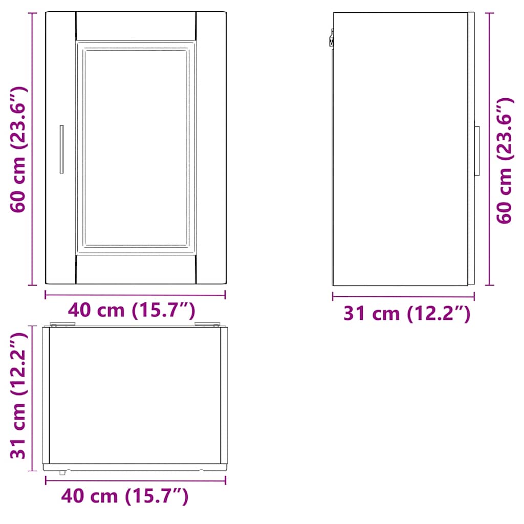 Konyhai fali szekrény 