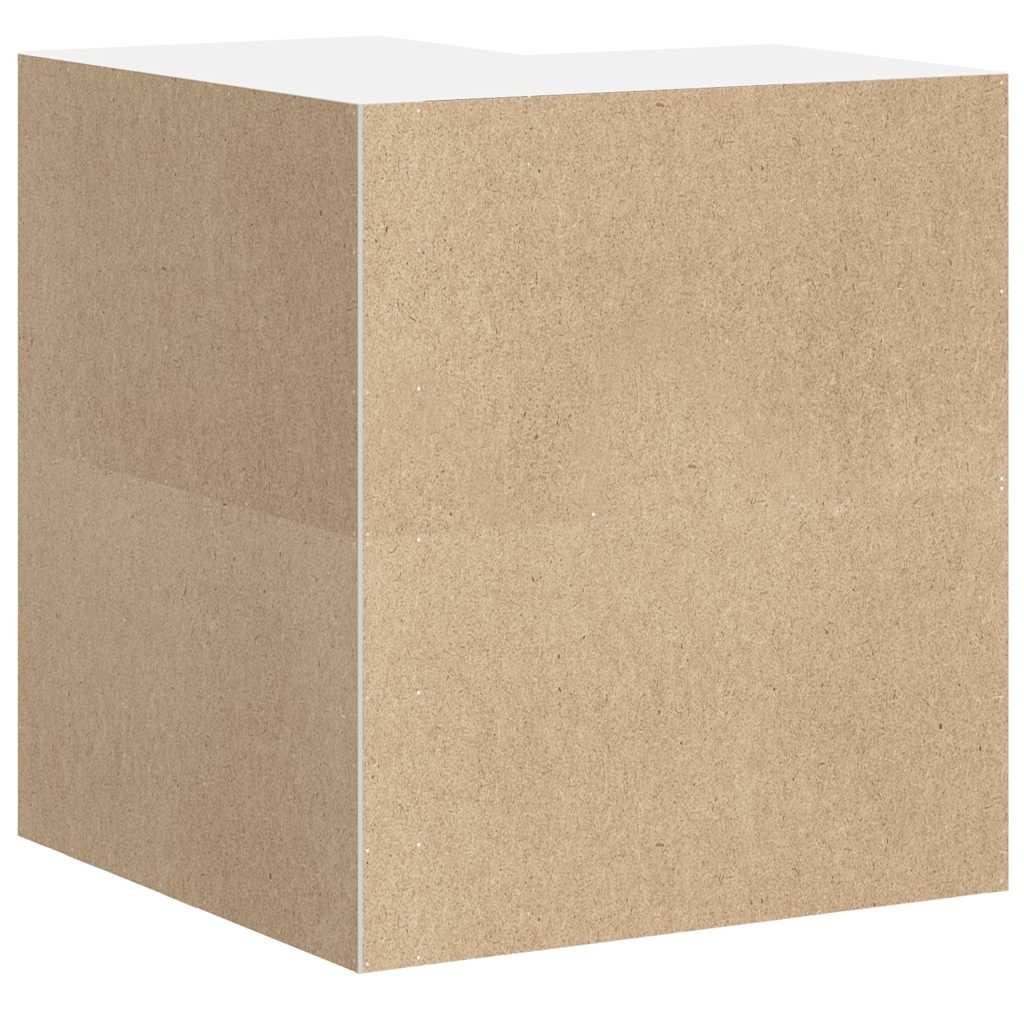 Porto barna tölgy színű szerelt fa konyhai fali sarokszekrény