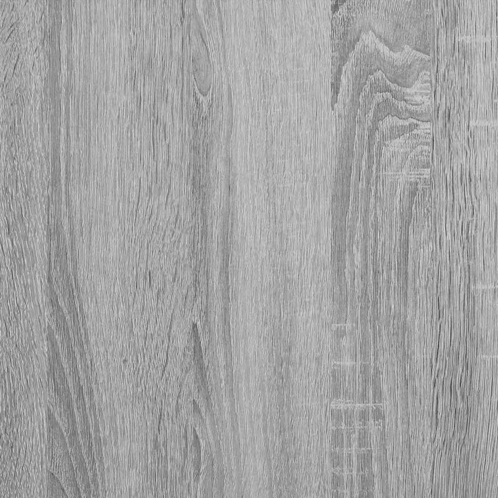 Szürke sonoma színű szerelt fa függőszekrény 40x29,5x60 cm