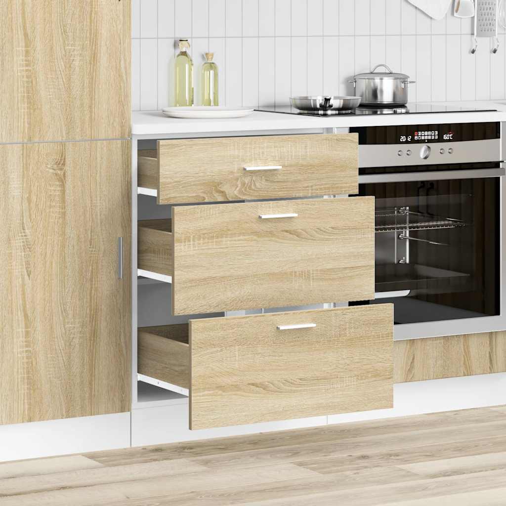 “lyon” konyhai alapszekrény sonoma oak engineered wood
