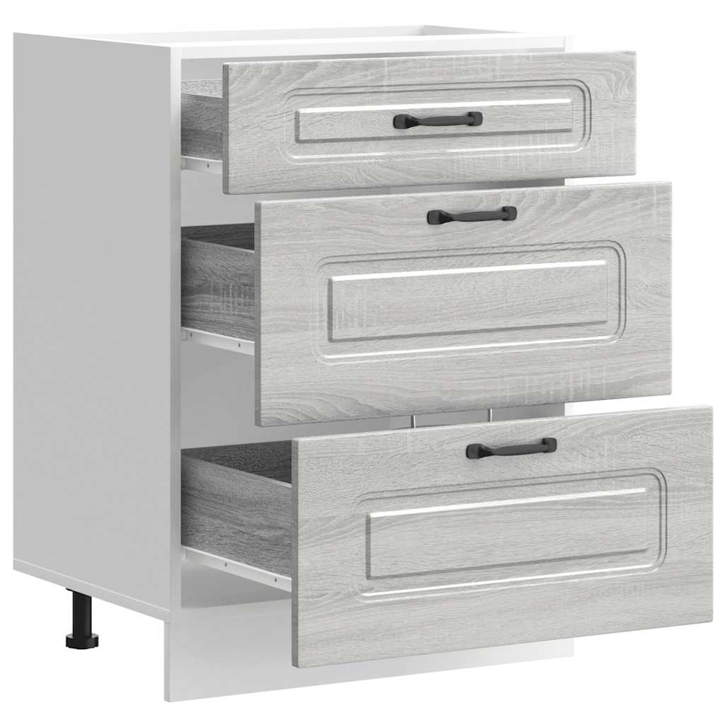 Konyhai alapszekrény kalmar szürke sonoma szekrény