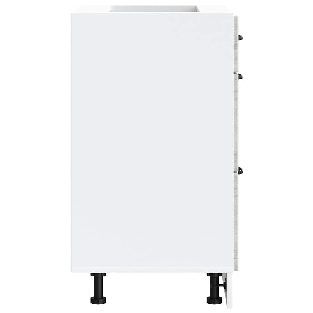 Konyhai alapszekrény kalmar szürke sonoma szekrény