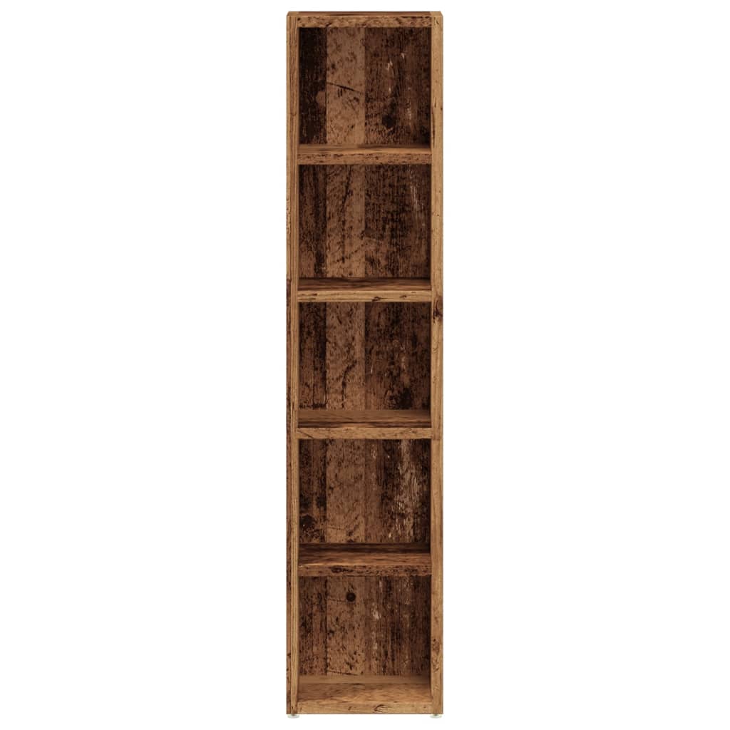 2 db antik fa színű szerelt fa cd-tartó szekrény 21x16x93,5 cm 2 db antik fa színű szerelt fa cd-tartó szekrény 21x16x93,5 cm