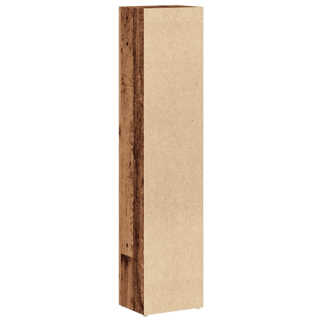 2 db antik fa színű szerelt fa cd-tartó szekrény 21x16x93,5 cm 2 db antik fa színű szerelt fa cd-tartó szekrény 21x16x93,5 cm