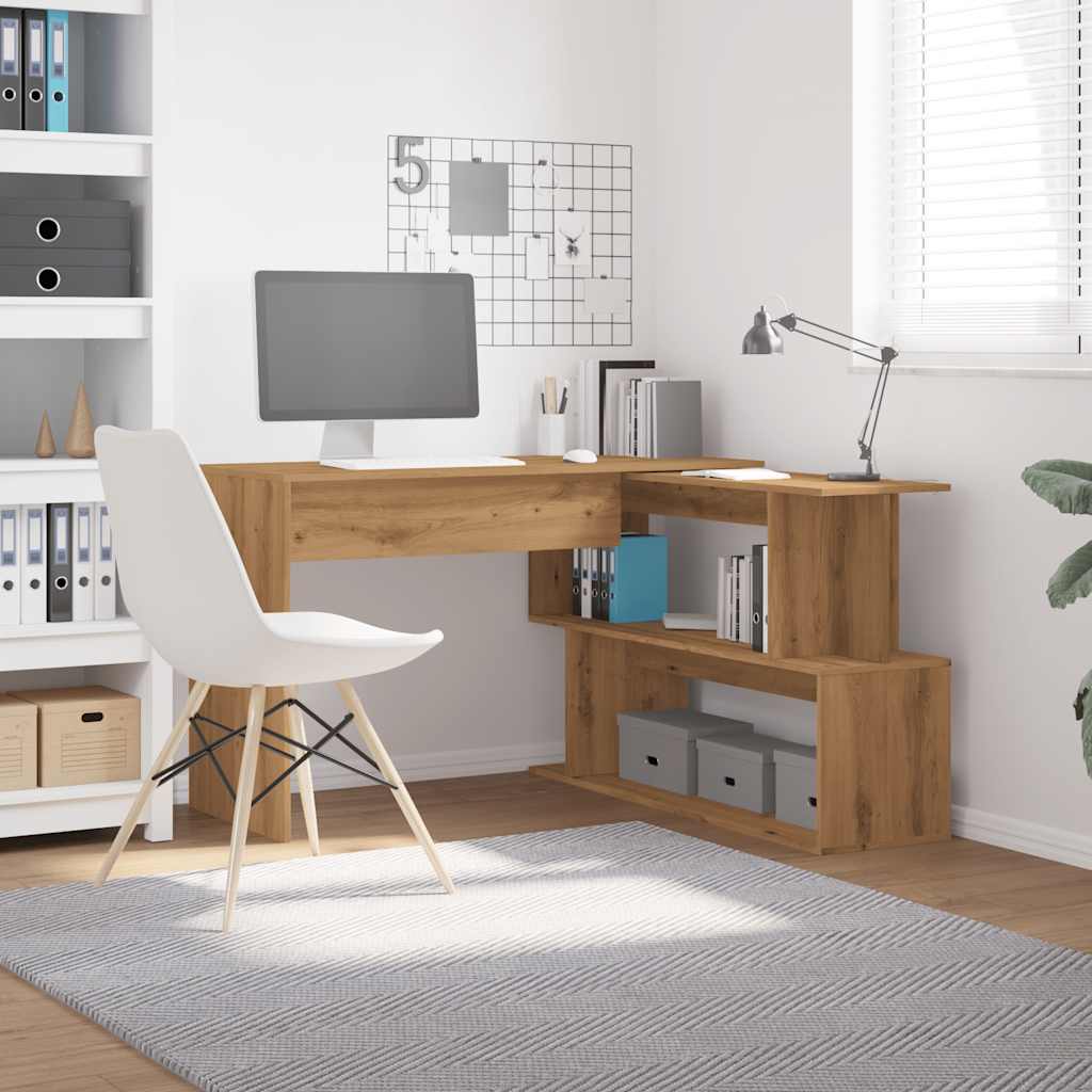 Sarokasztal artisan tölgy gépi úton előállított fa