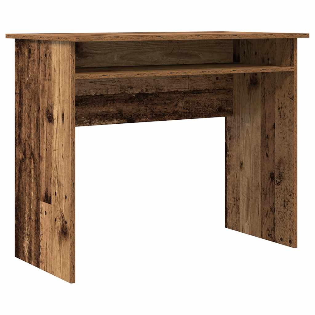Antik fa színű szerelt fa íróasztal 90 x 50 x 74 cm Antik fa színű szerelt fa íróasztal 90 x 50 x 74 cm