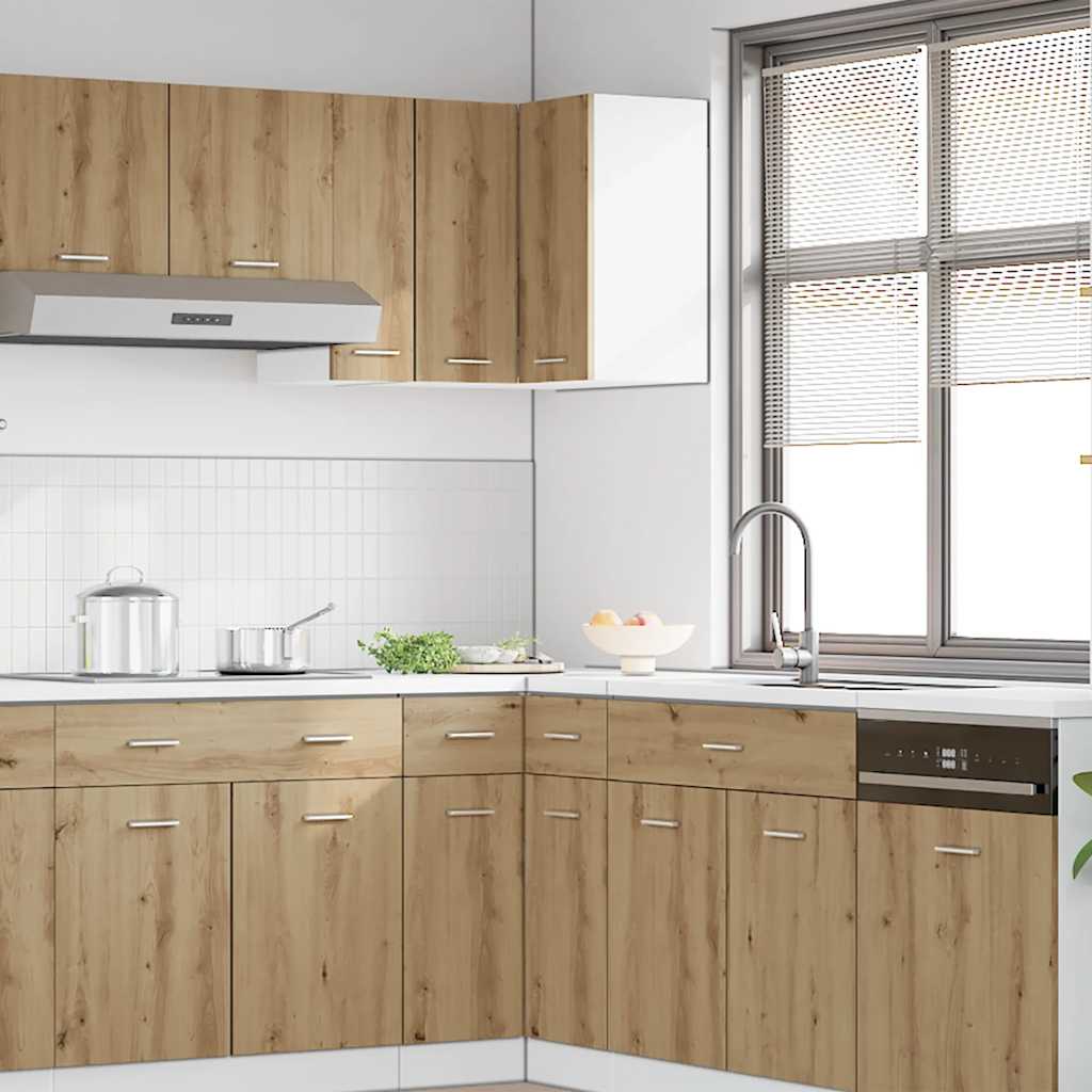 Kézműves tölgy szerelt fa függő sarokszekrény 57x57x60 cm Kézműves tölgy szerelt fa függő sarokszekrény 57x57x60 cm