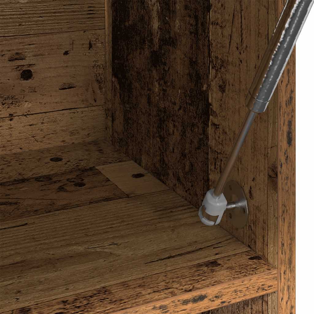 Szekrény régi fa 100x32,5x35 cm gépelt fa