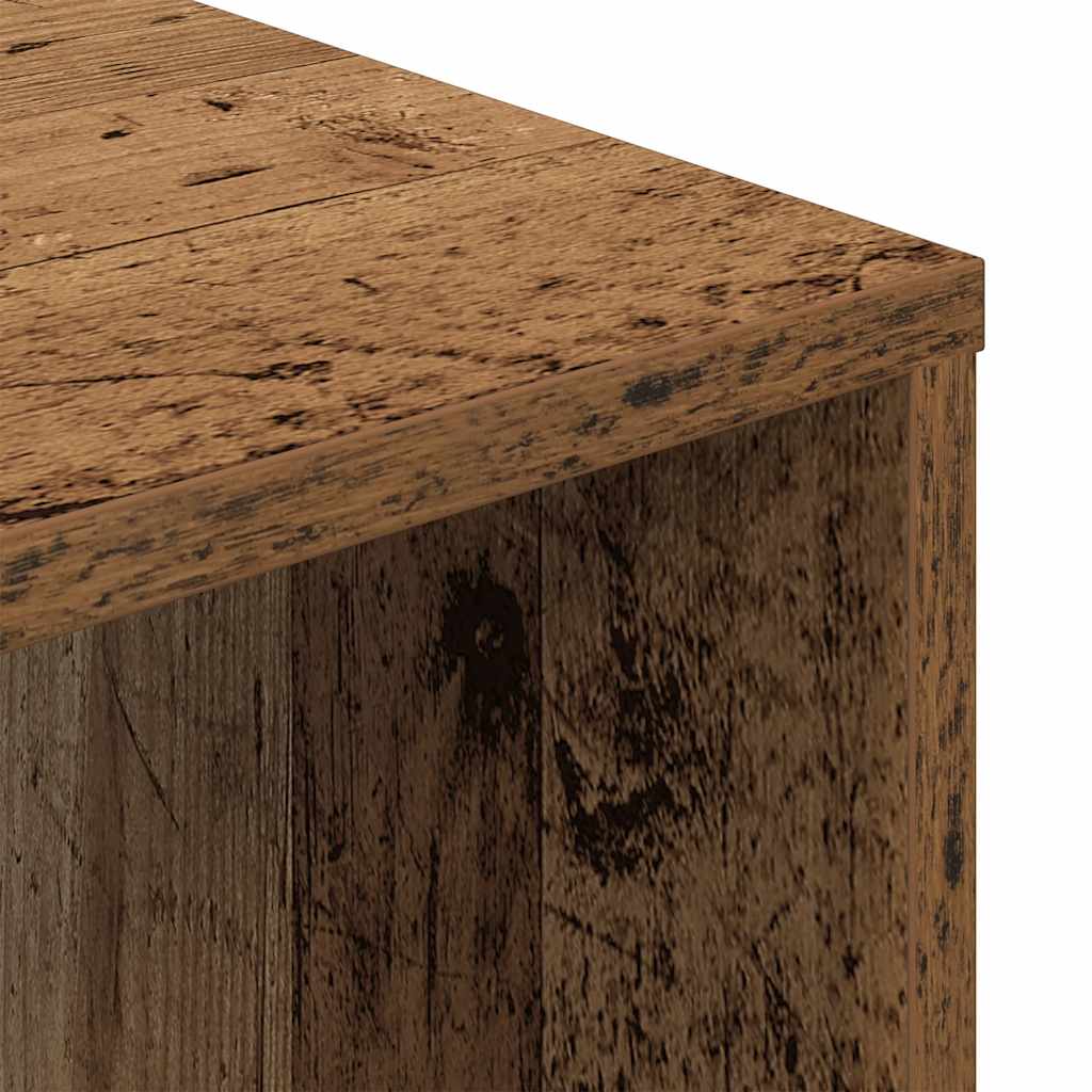 Antik fa színű szerelt fa íróasztal 102,5 x 35 x 75 cm
