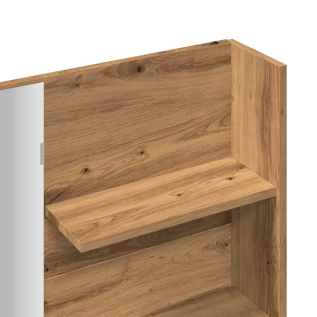 Fésülködőasztal tükörrel artisan oak 74,5x40x141 cm Fésülködőasztal tükörrel artisan oak 74,5x40x141 cm