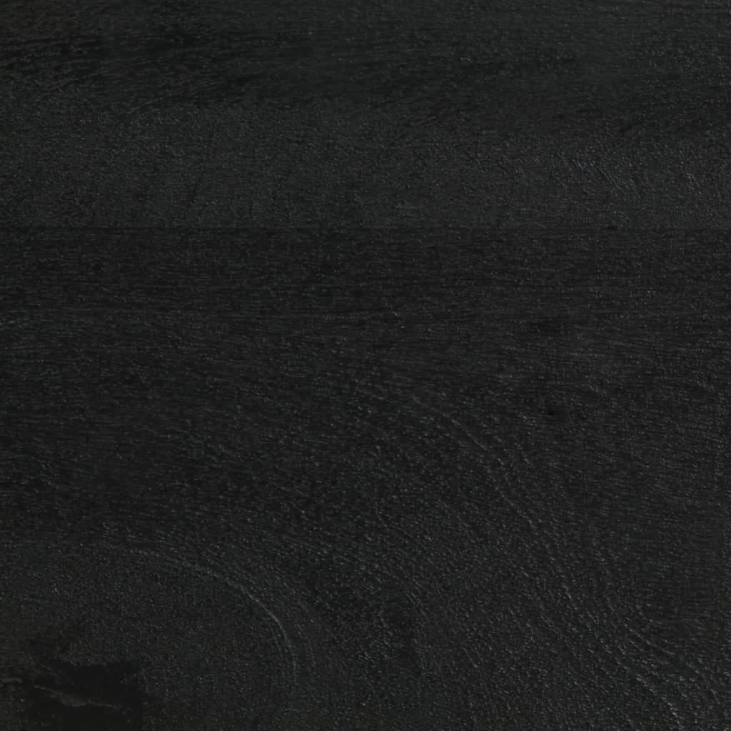 Fekete szerelt fa tv-szekrény 105 x 33 x 46 cm