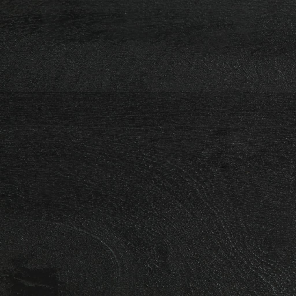 Fekete szerelt fa tv-szekrény 100 x 33 x 46 cm