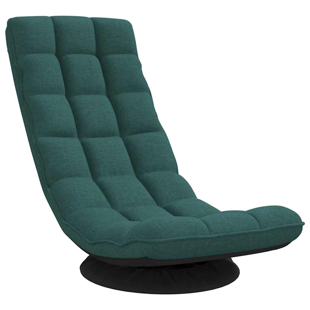 Sötétzöld szövet forgó padlószék 70x51x79 cm