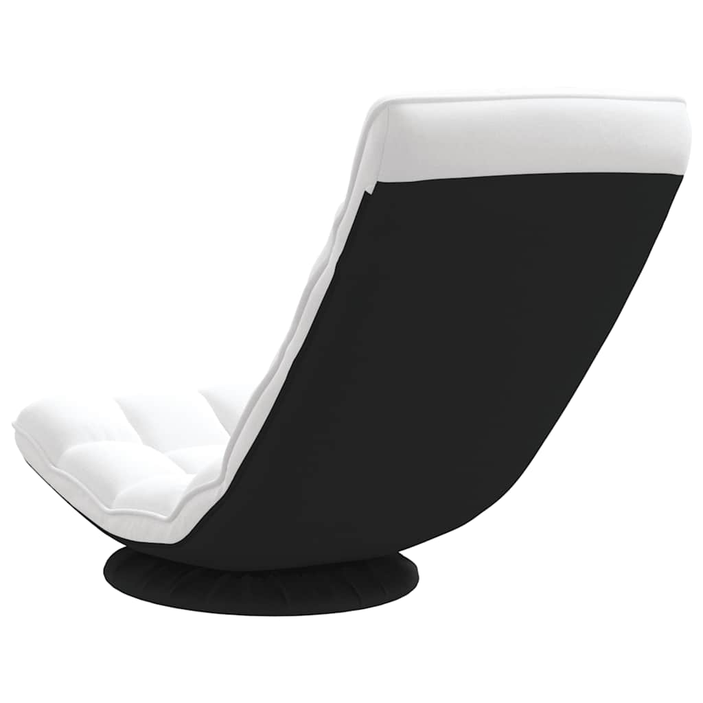 Fehér szövet forgó padlószék 70x51x79 cm