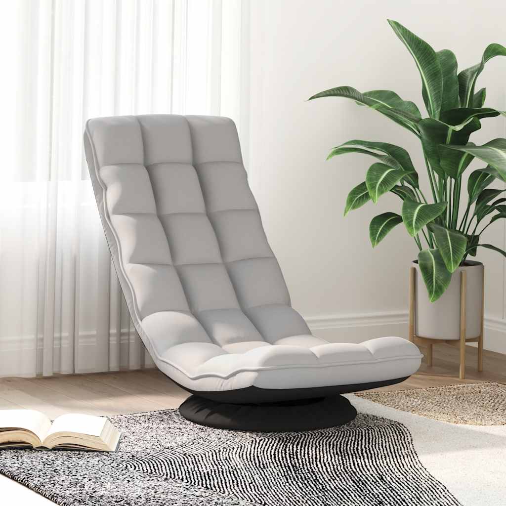 Felhőszürke szövet forgó padlószék 70x51x79 cm