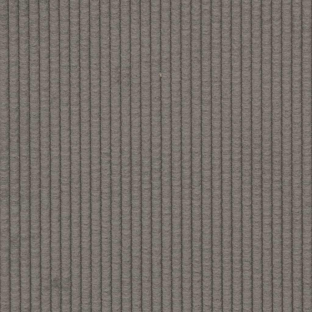 Világosszürke kordbársony szövet kanapészék karfás szék 54 cm