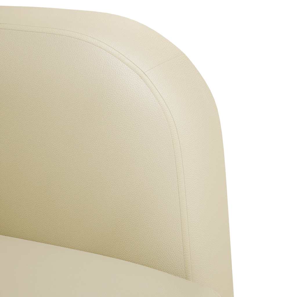 Krém műbőr loveseat kanapé 110 cm