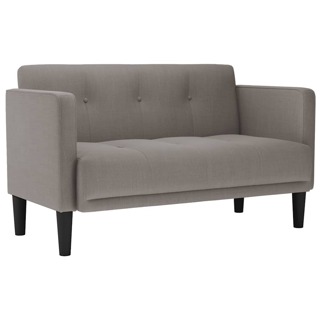 Tópszínű szövet loveseat kanapé 111 cm