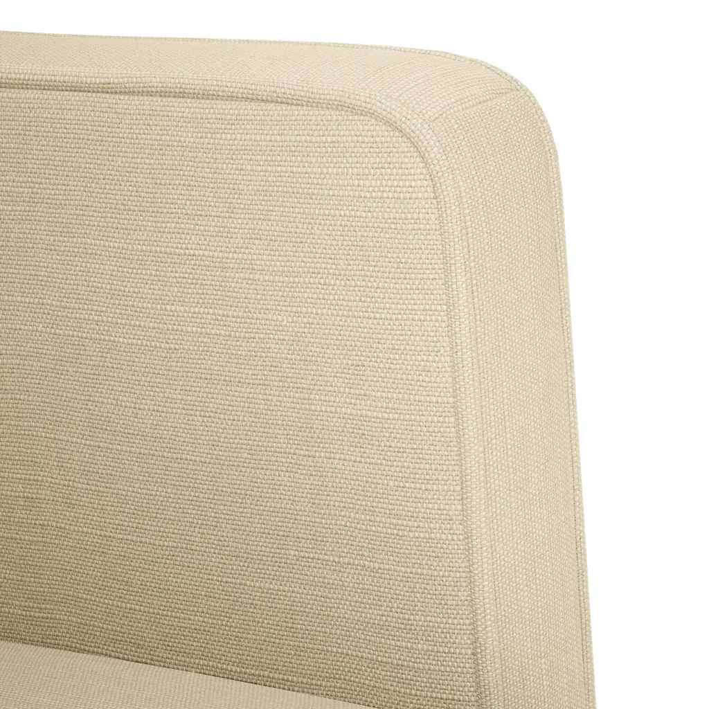 Krém szövet loveseat kanapé 111 cm