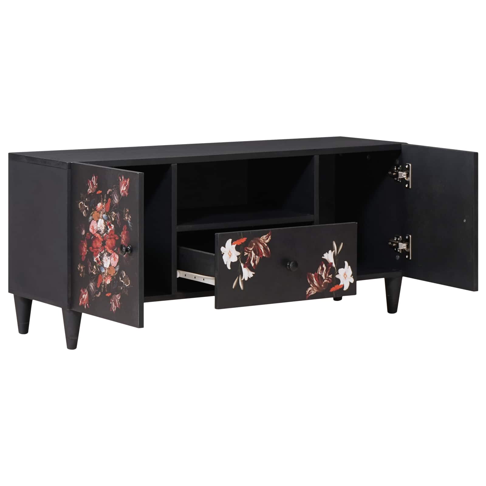 Tároló szekrények sokszínű 105 x 33,5 x 46 cm tömör mangófát