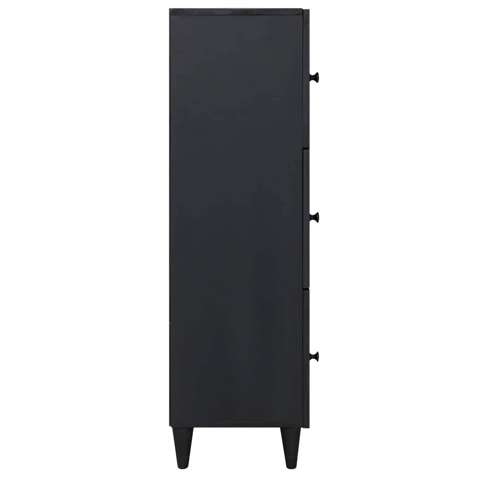 Tároló szekrények sokszínű 40 x 33,5 x 110 cm tömör mangófát