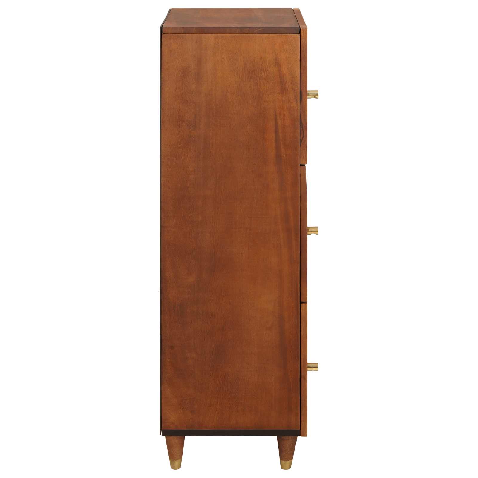Magas szekrény barna 40 x 33,5 x 110 cm tömör mangófát