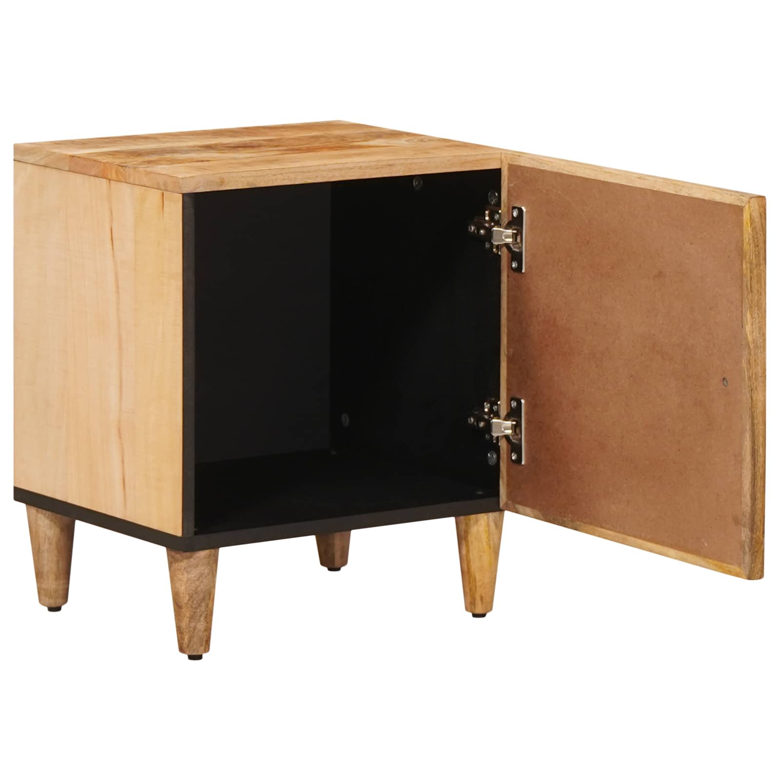 Éjjeli asztal 2 pcs barna 40 x 33,5 x 46 cm tömör mangófát