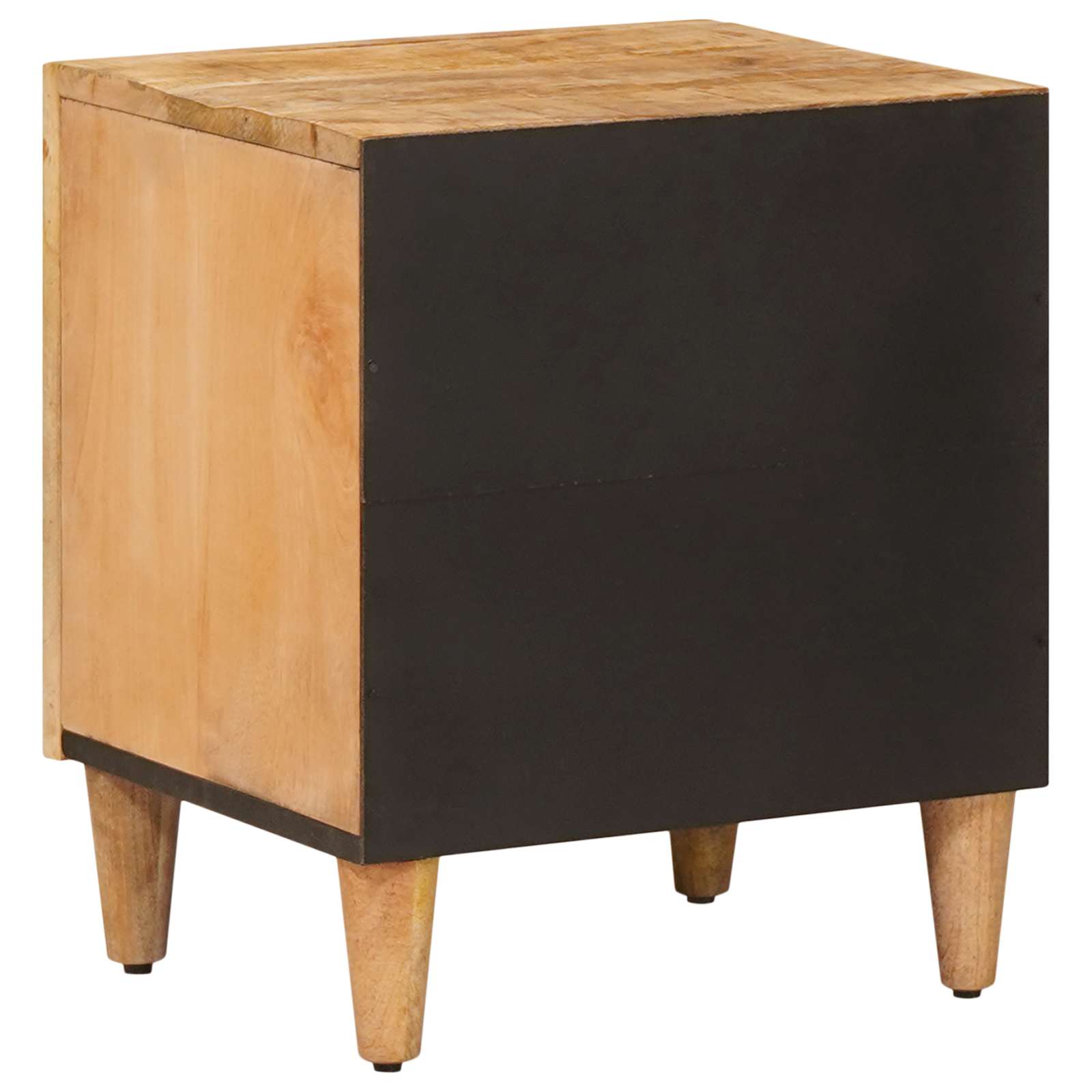 Éjjeli asztal 2 pcs barna 40 x 33,5 x 46 cm tömör mangófát