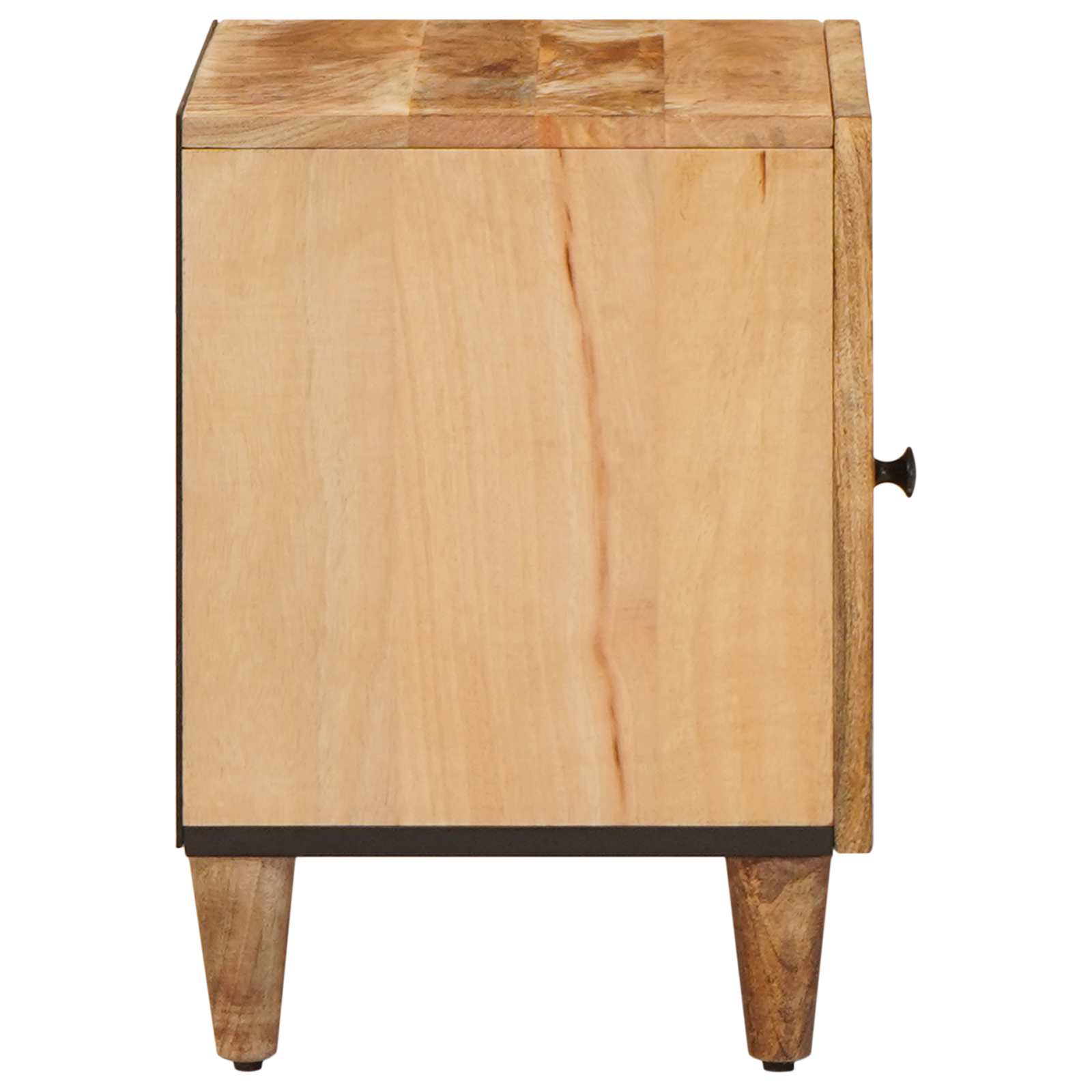 Éjjeli asztal 2 pcs barna 40 x 33,5 x 46 cm tömör mangófát
