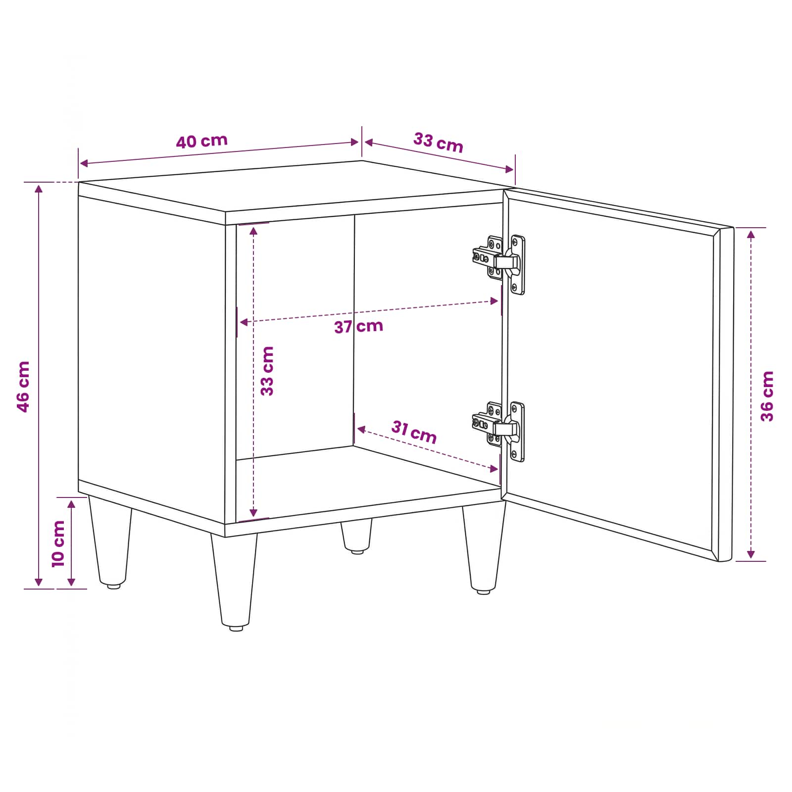 Éjjeli asztal 2 pcs barna 40 x 33,5 x 46 cm tömör mangófát