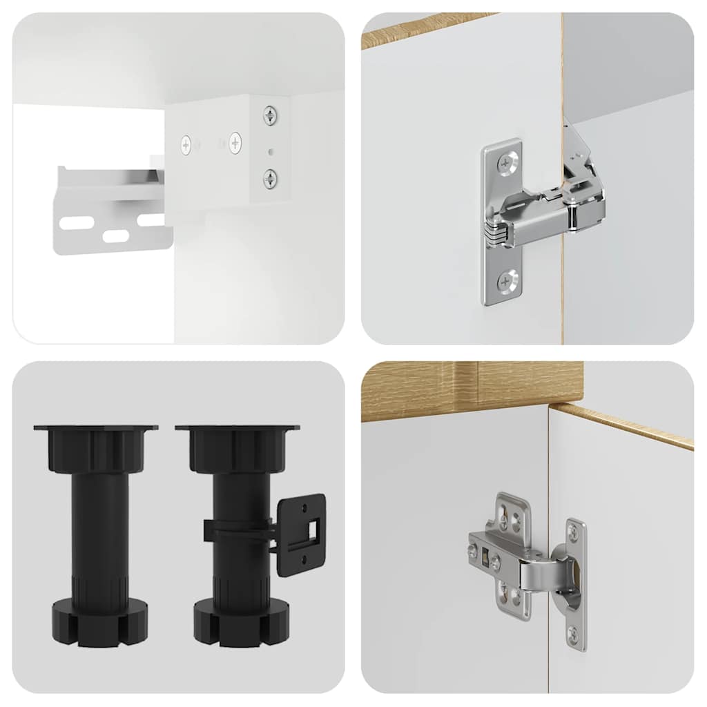 8 részes konyhaszekrény szett kalmar sonoma tölgy műszaki fa