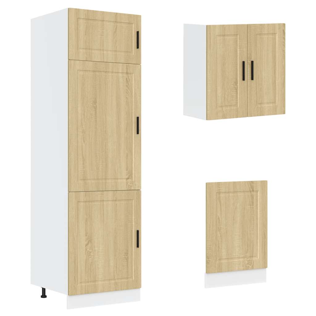 8 részes konyhaszekrény szett kalmar sonoma tölgy műszaki fa