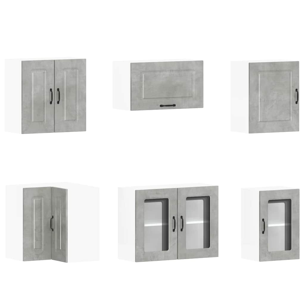 11 részes konyhai szekrény szett kalmar betonszürke műszaki fa