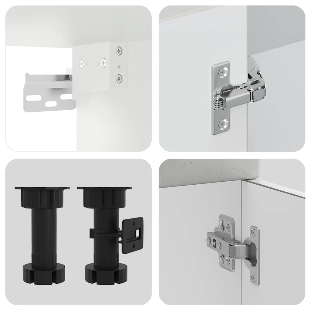 11 részes konyhai szekrény szett kalmar betonszürke műszaki fa