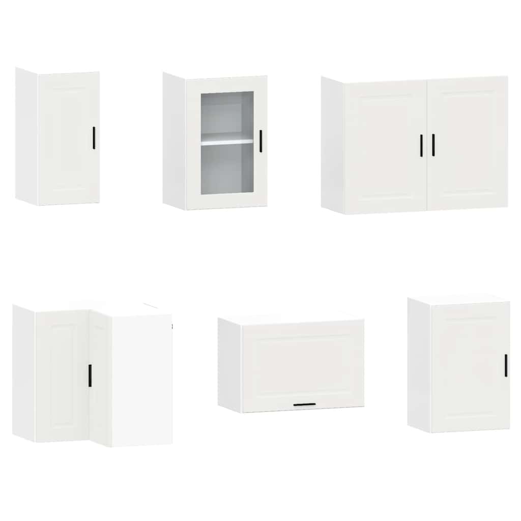11 darabos konyhaszekrény szett porto fehér színű műfa