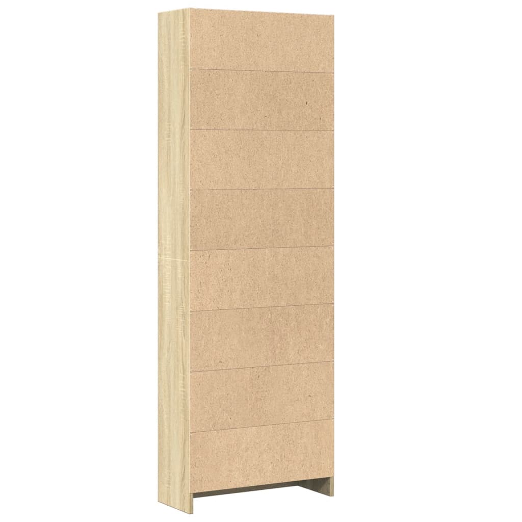 Sonoma tölgy színű szerelt fa könyvespolc 60 x 24 x 176 cm Sonoma tölgy színű szerelt fa könyvespolc 60 x 24 x 176 cm