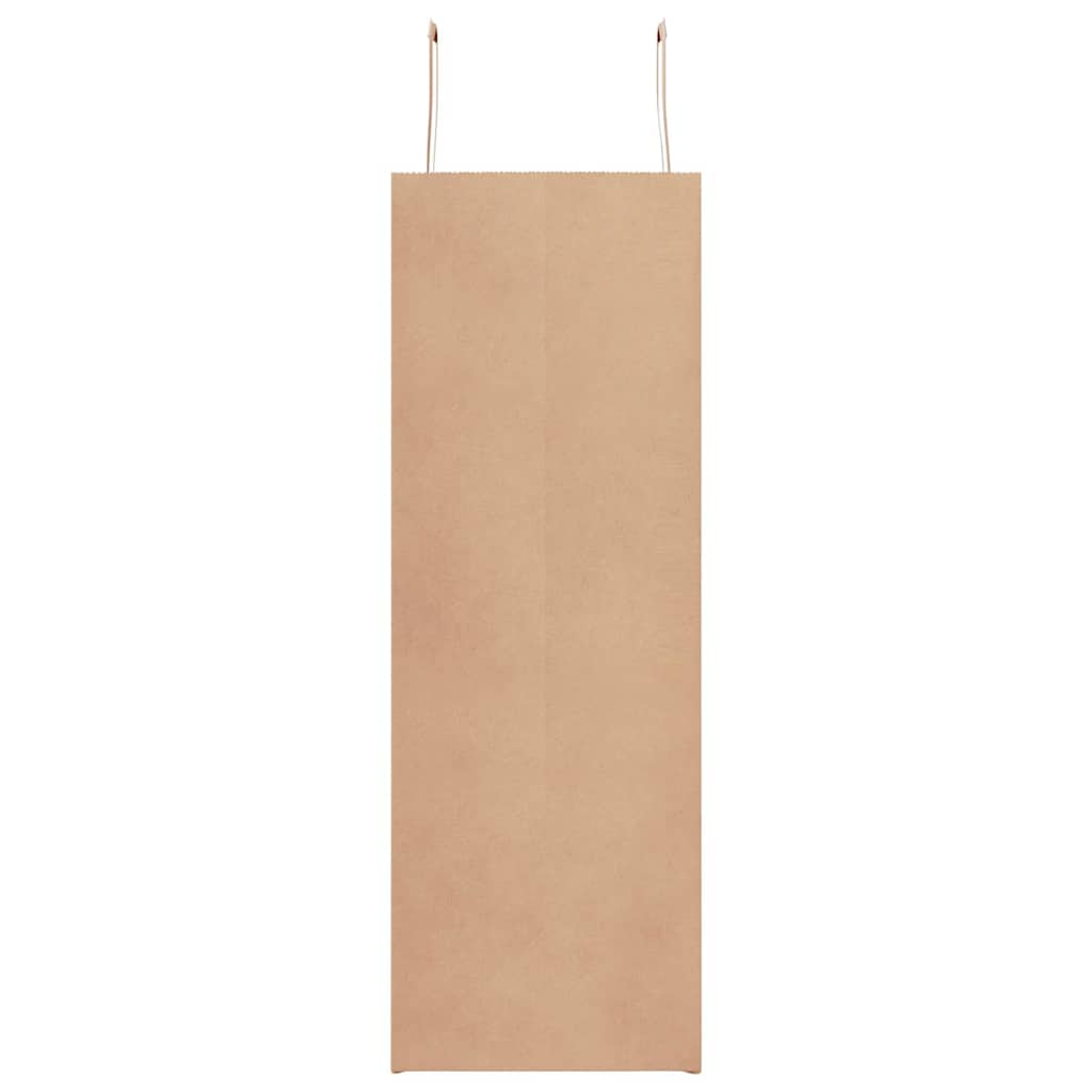 250 db barna papírzacskók fogantyúkkal 45x17x48 cm