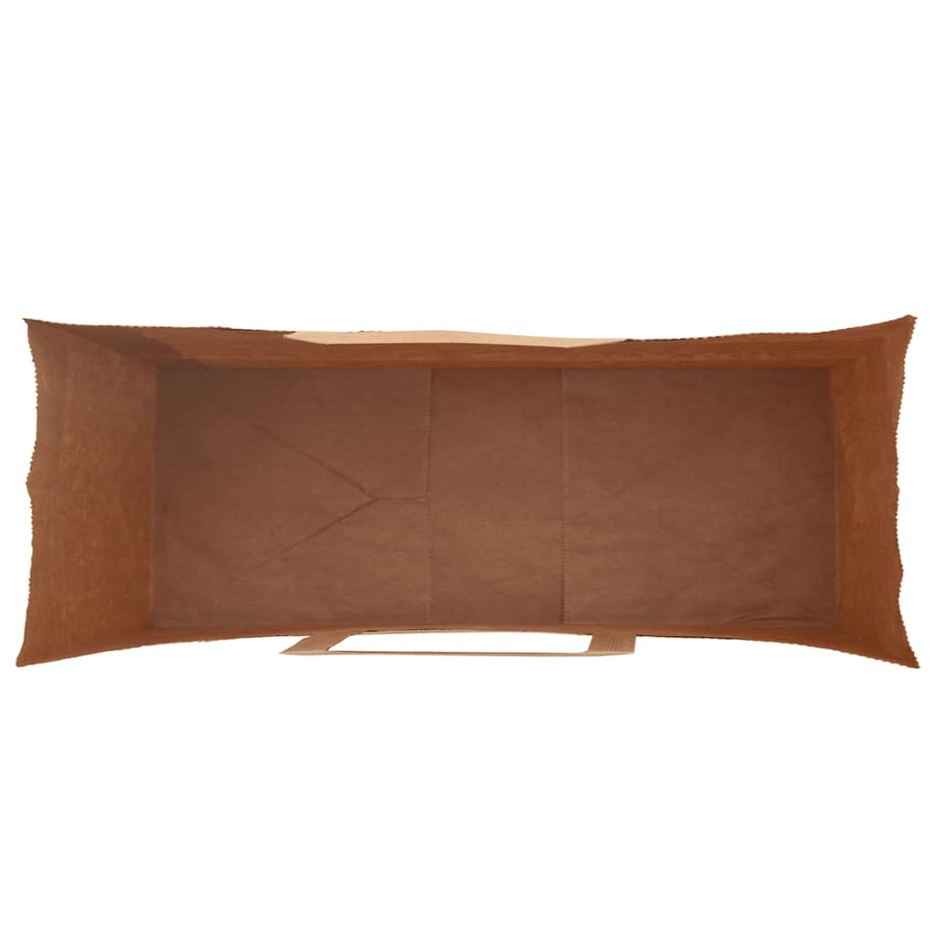 250 db barna papírzacskók fogantyúkkal 45x17x48 cm