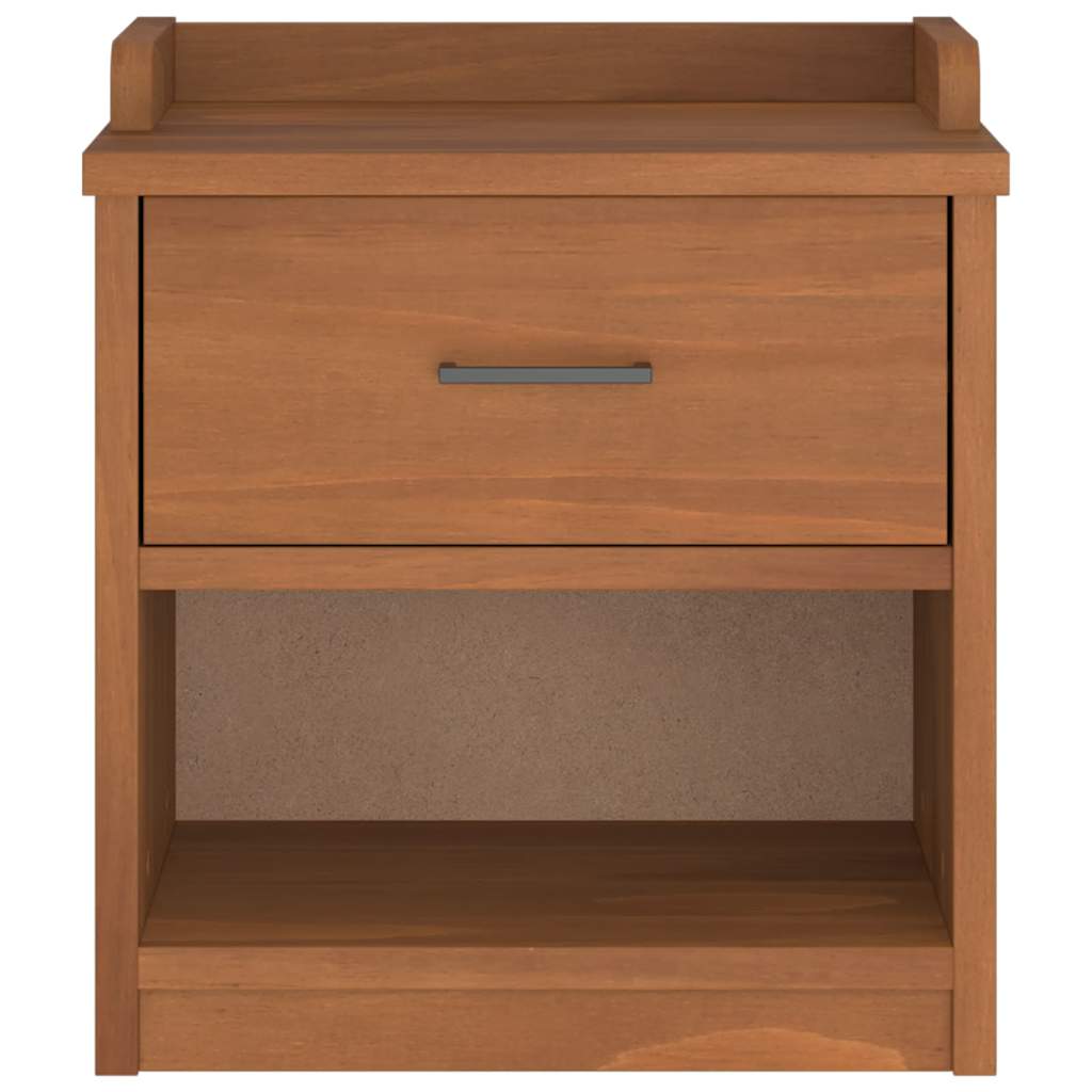 Sandnes tömör fenyőfa előszobapad 45x40x50 cm