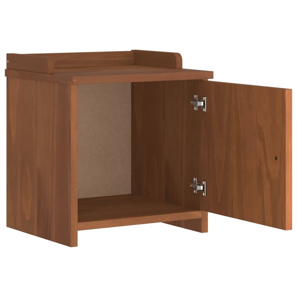 Sandnes tömör fenyőfa előszobapad 45x40x50 cm