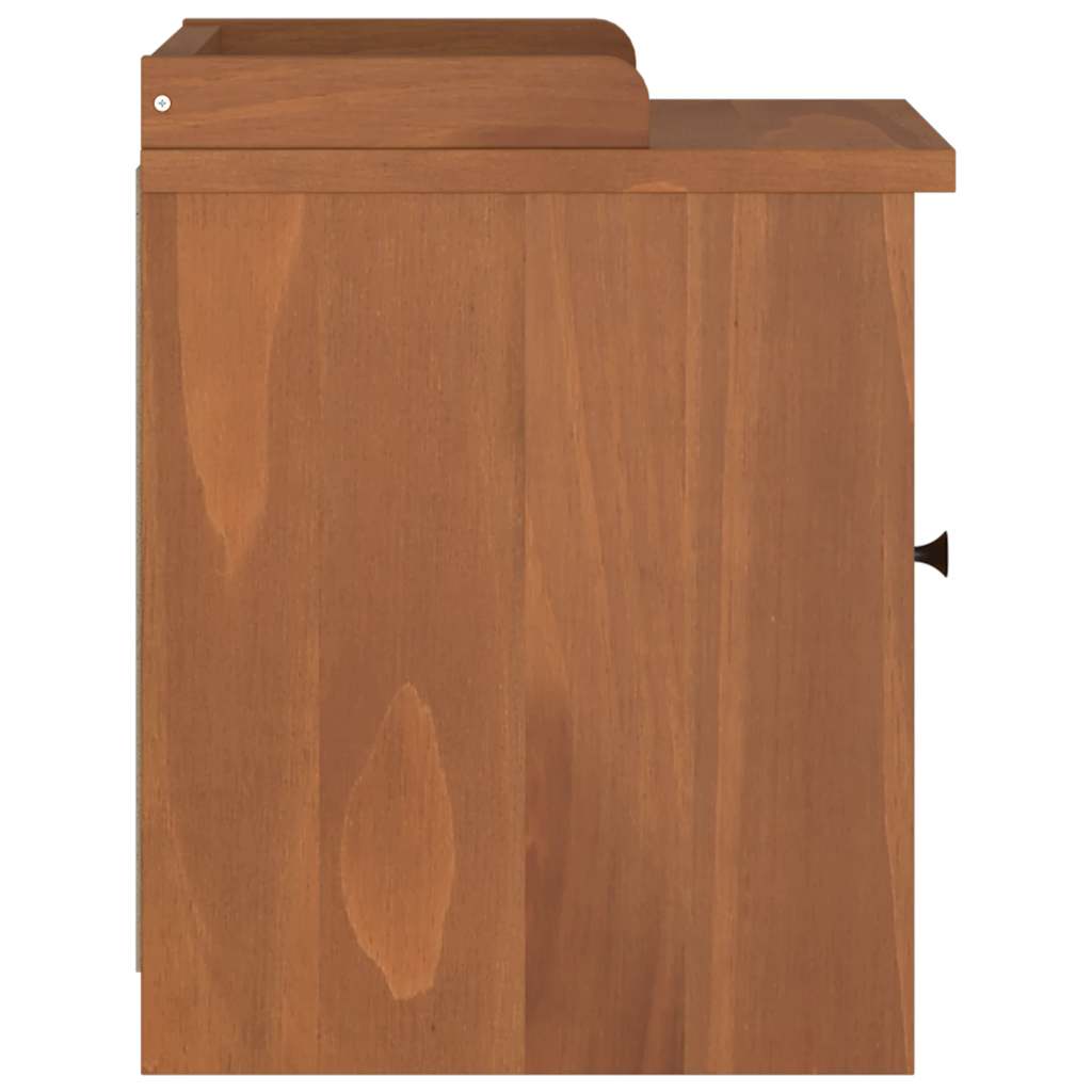 Sandnes tömör fenyőfa előszobapad 45x40x50 cm