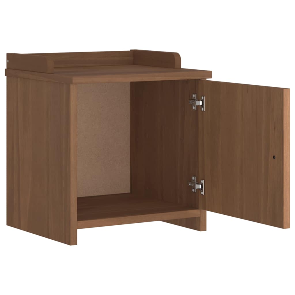 Sandnes tömör fenyőfa előszobapad 45x40x50 cm