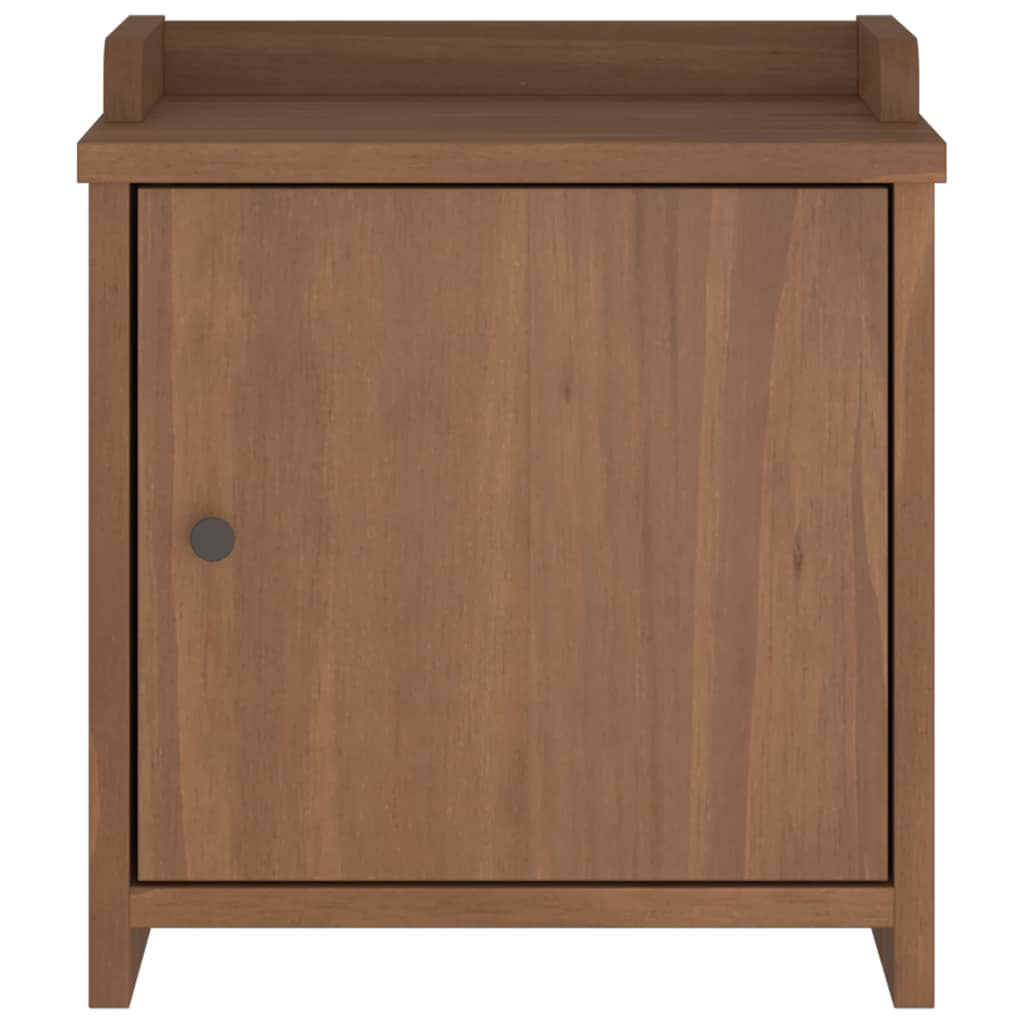 Sandnes tömör fenyőfa előszobapad 45x40x50 cm