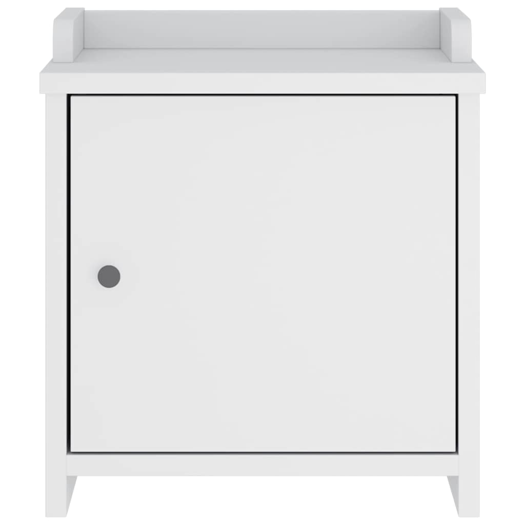 Sandnes fehér tömör fenyőfa előszobapad 45x40x50 cm