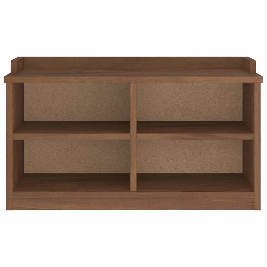 Sandnes tömör fenyőfa előszobapad 87x40x50 cm