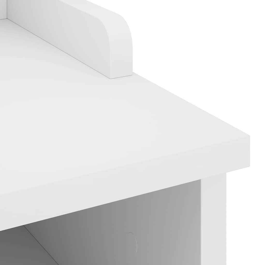 Sandnes fehér tömör fenyőfa előszobapad 87x40x50 cm